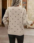 Polka Dot Knitted Sweater Chiara