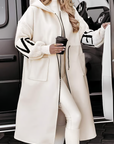 Hooded Long Sleeve Casual Jacket