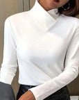 Overlapping Turtleneck Sweater Juna