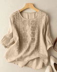 Embroidered Relaxed Blouse