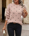 Polka Dot Knitted Sweater Chiara