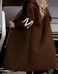 Hooded Long Sleeve Casual Jacket