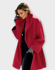 Valeria Windproof Wool Jacket